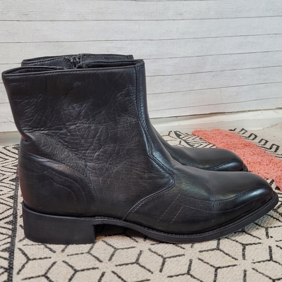 LAREDO HOXIE WESTERN BOOT IN BLACK, SIZE 11 - Picture 6 of 16